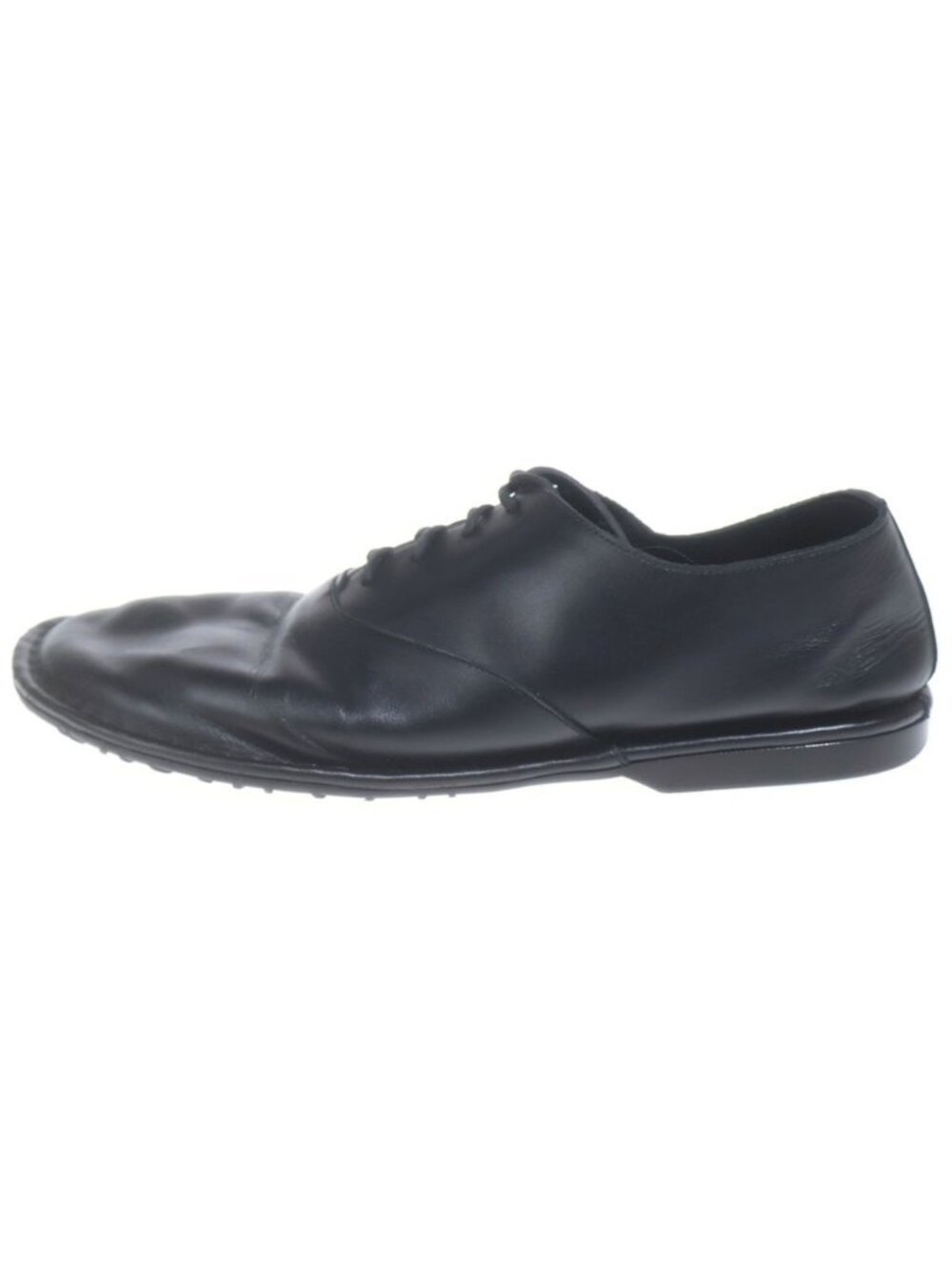 Loewe Folio Derby Lace Up Leather Dress Shoes Black